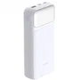D-Link Power Bank 20000 mAh Batería Externa Portátil DPP-201 Carga Rápida 65W PD/QC, 3 Puertos (USB-C y USB-A), Pantalla LED, Blanco